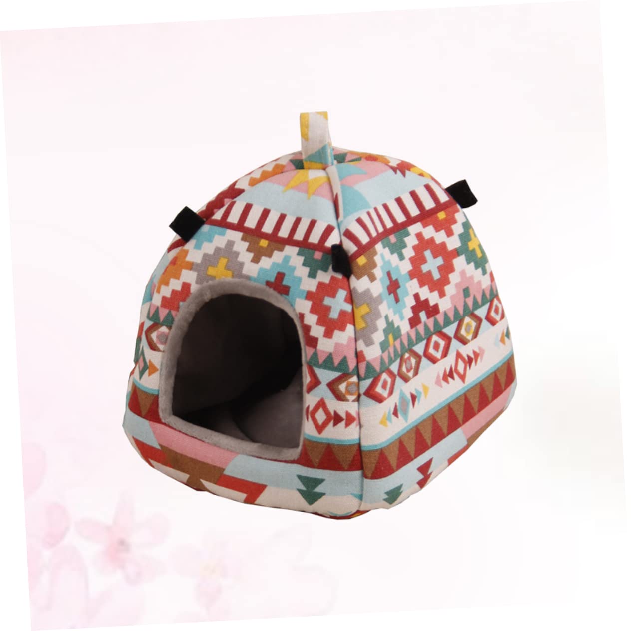 DOITOOL 3stücke Pet Warm House Für Hamster Gemütliche Hängematte Für Winter Großer Farbenfroher Camping-Zelt-Stil Für Kleintiere Wie Meerschweinchen Chinchillas Und Mehr Einfach