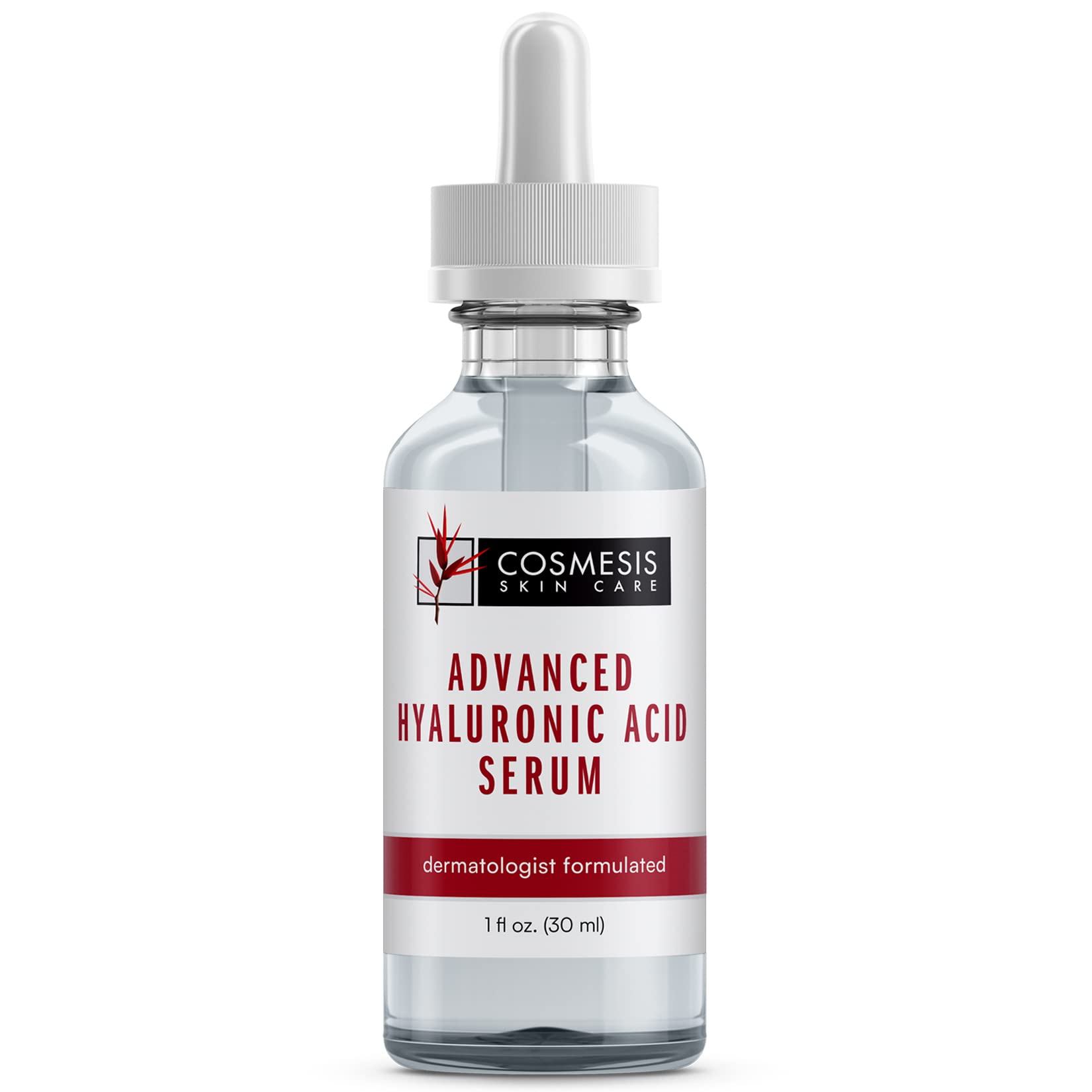 Advanced Hyaluronic Acid Serum - Hydrates & Revitalizes Skin, Reduces Fine Lines & Wrinkles, 30ml - Cosmesis