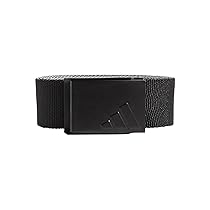 adidas Uomo REVERSIBLE WEBBING BELT, Black, Grey Two, One Size