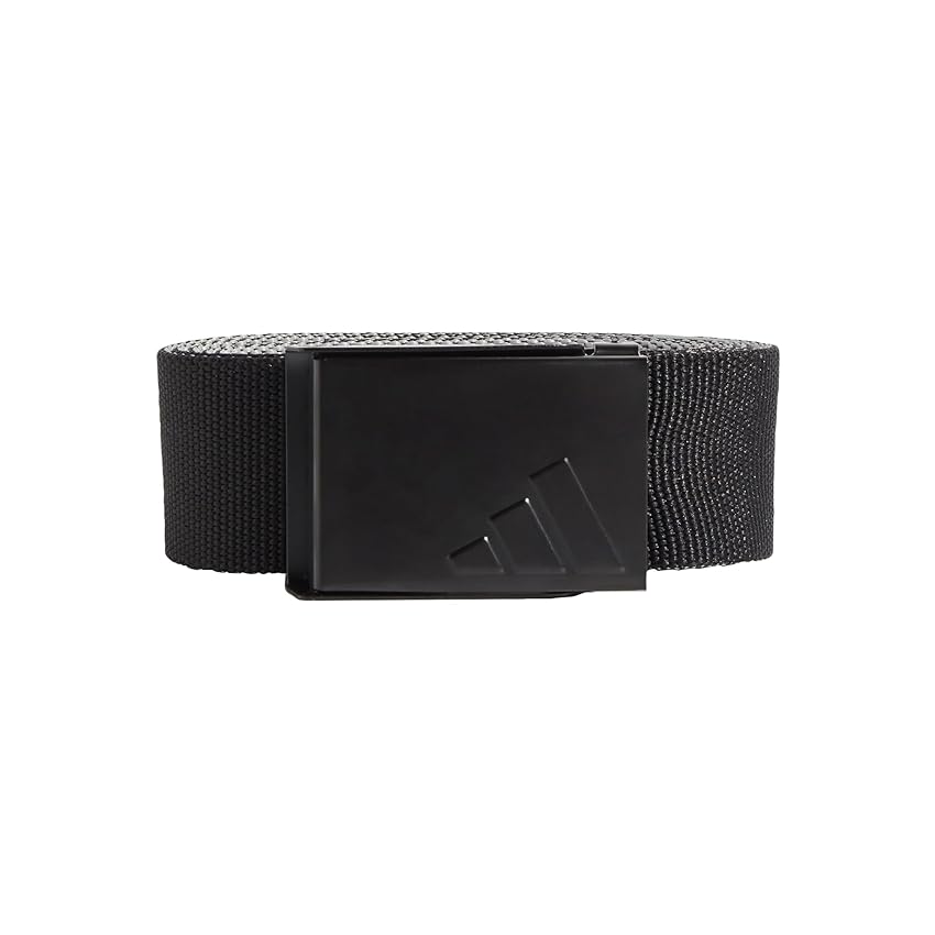 adidas Uomo REVERSIBLE WEBBING BELT, Black/Grey Two, One Size