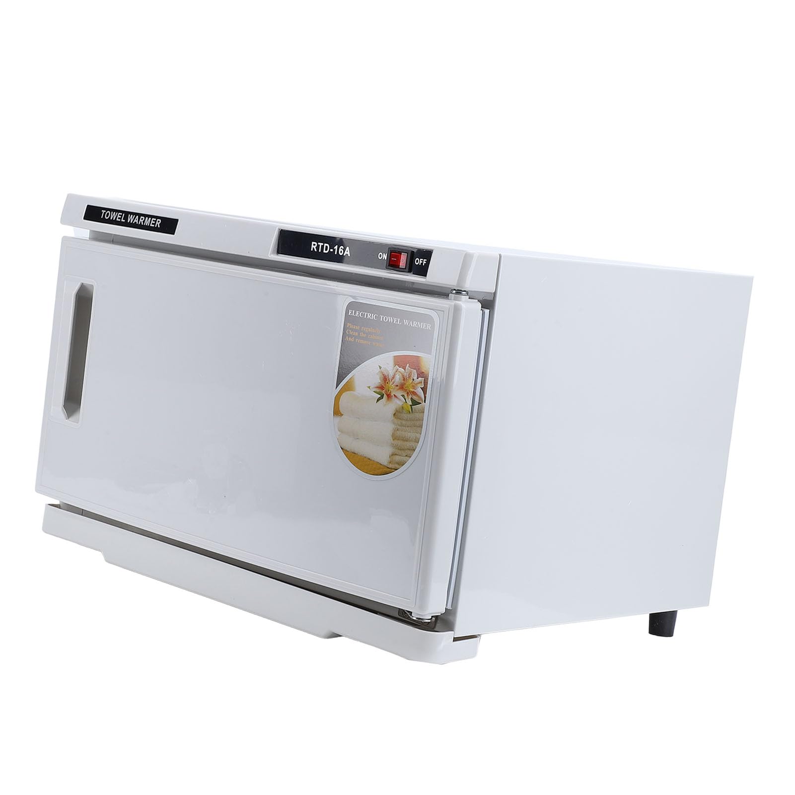 Pongnas Handtuchwärmer-Schrank, 16 L, Edelstahl-Handtuchheizung mit Breiter Wärmeverteilung für Zuhause, Spa, Salon, Badezimmer (220V EU-Stecker)