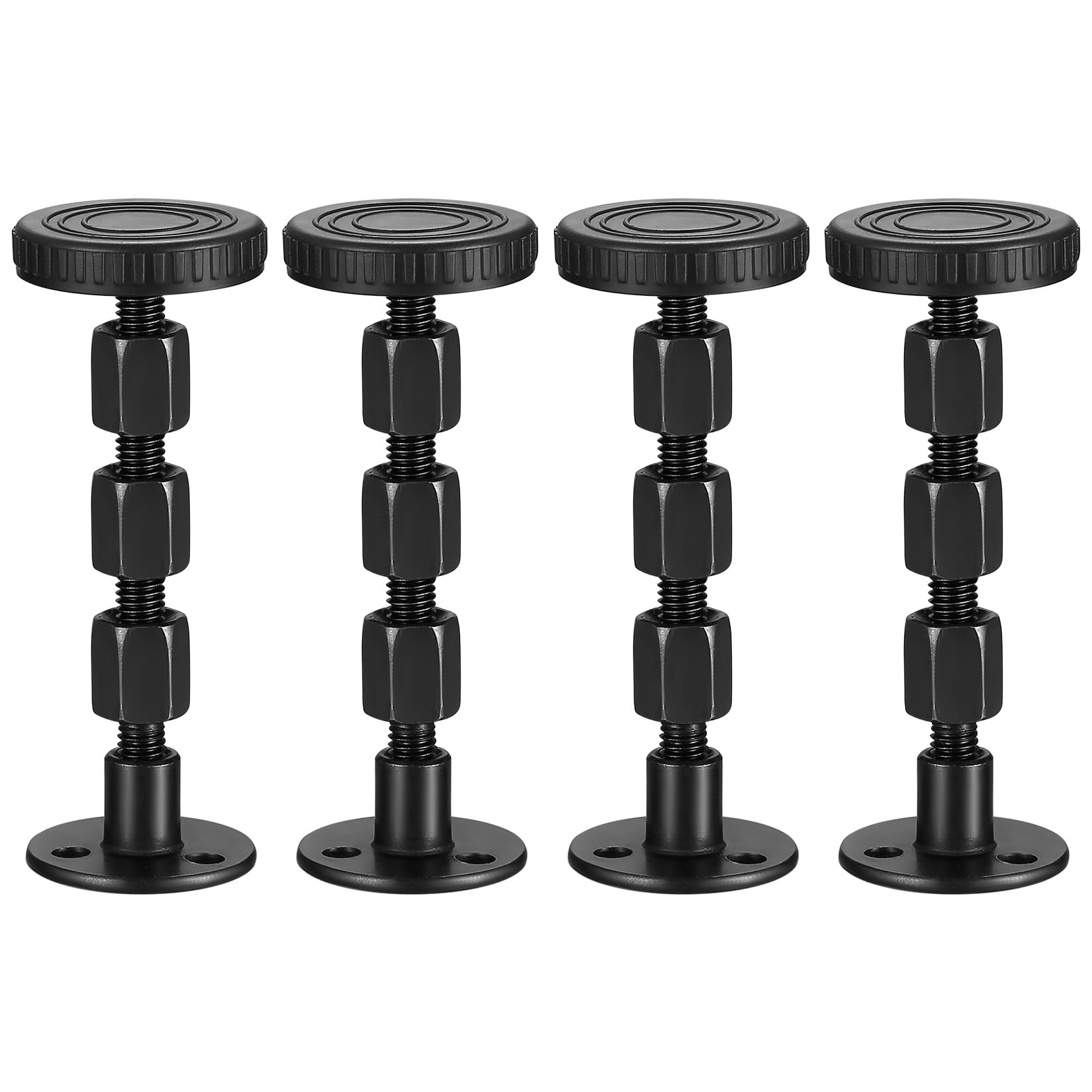 4 Pcs Headboard Stoppers, Adjustable Threaded Bed Frame Anti-Shake Tool