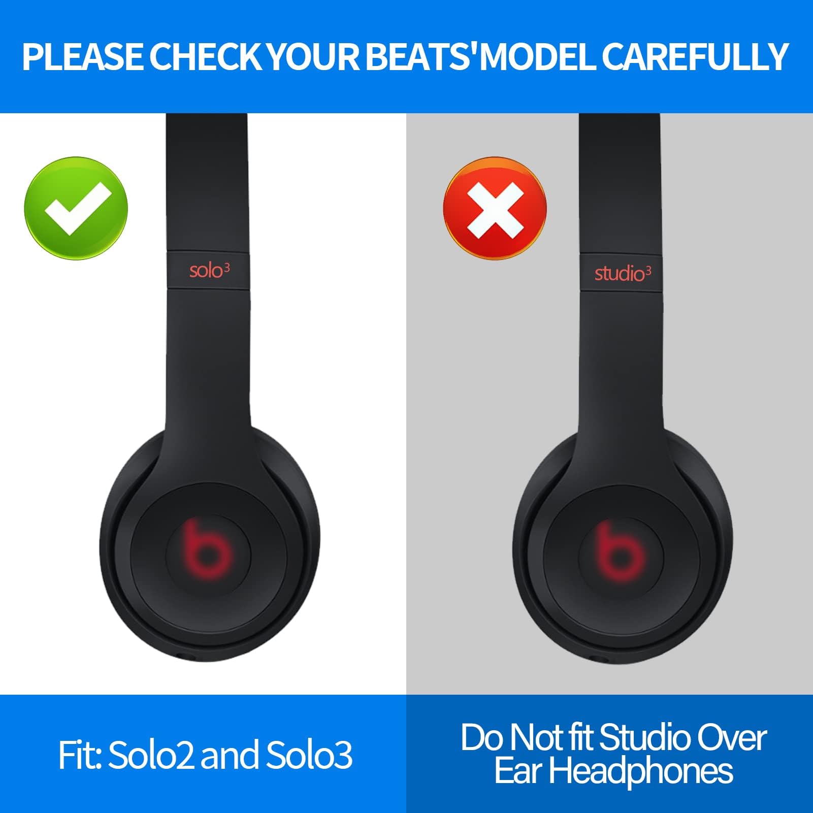 Amazon | Beats 交換用イヤーパッド Beats Solo 2 Beats Solo 3 Beats