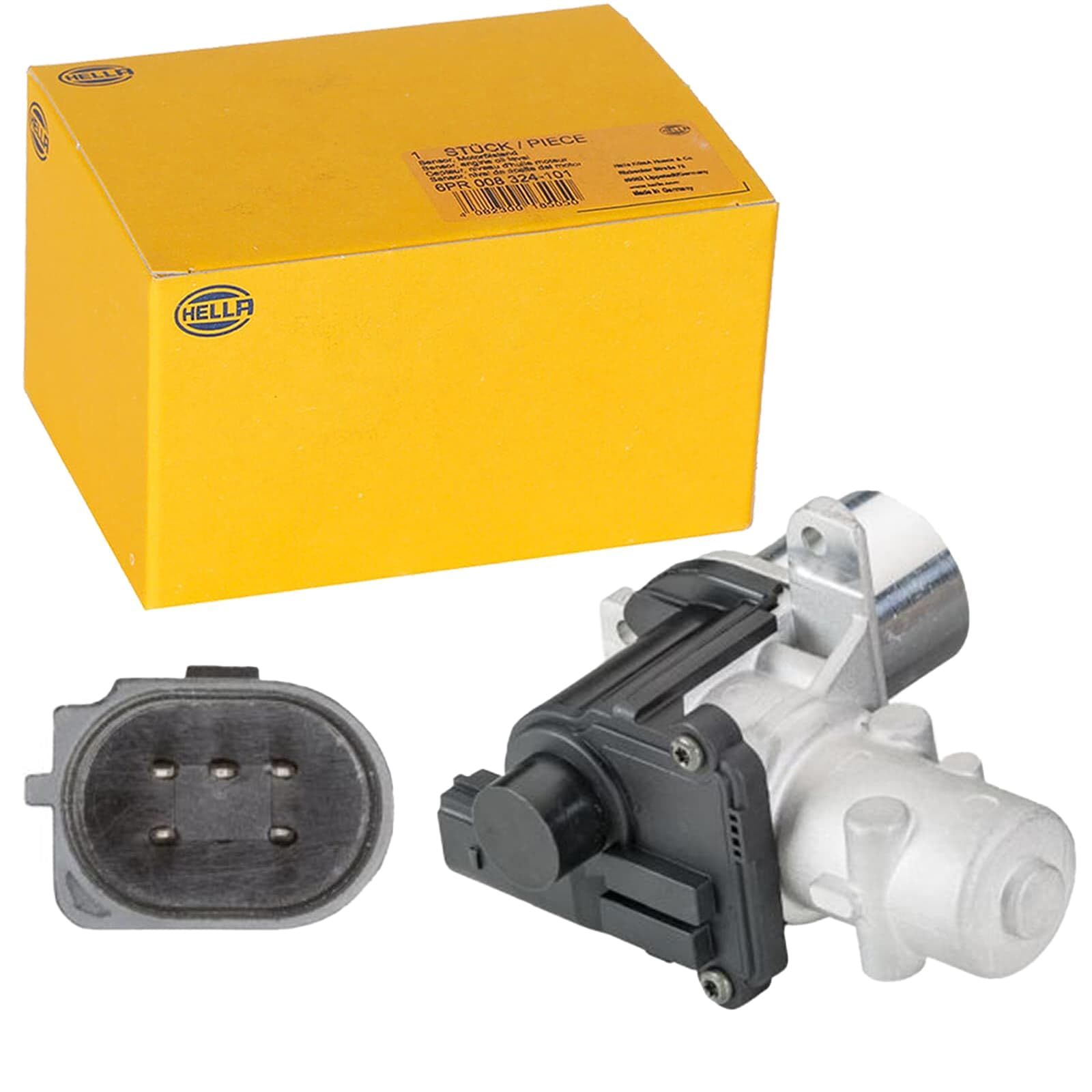 HELLA 6NU 010 171-741 Válvula EGR - electrónico - 5polos - sin junta