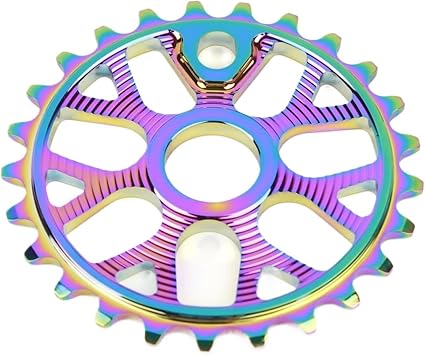 Compatible for POLSO 25T/28T BMX Sprocket, 1/2" x 1/8" 7075 Aluminum Alloy CNC Bike Chainring/607