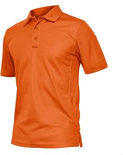 Amazon.com: Men's Golf Shirts - Orange 