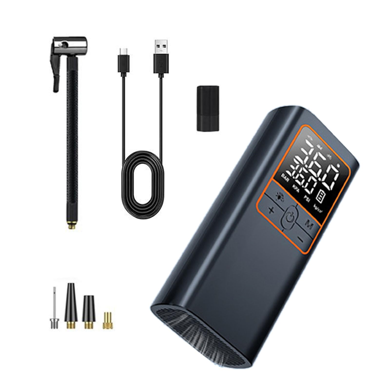 Gonfleur de pneu portable pour résoudre les pannes de pression la nuit