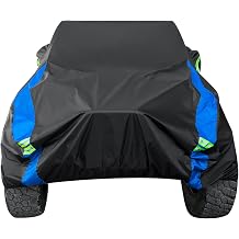 Avecrew Jeep Wrangler Cover Waterproof 4 Door All Weather Jeep Rain Cover for Car Outdoor Full Exterior JK JL TJ YJ CJ