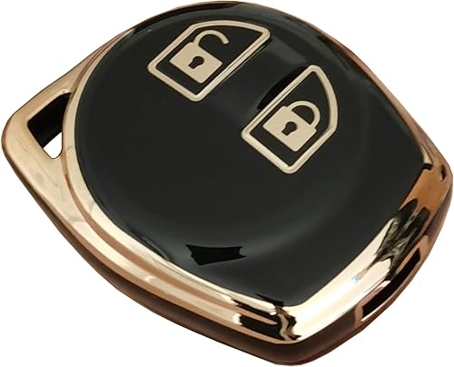 Miniatura 5 de Funda para llavero Suzuki, funda protectora de TPU para llavero Suzuki Vitara Swift Ignis SX4 Liana Alto (negro)