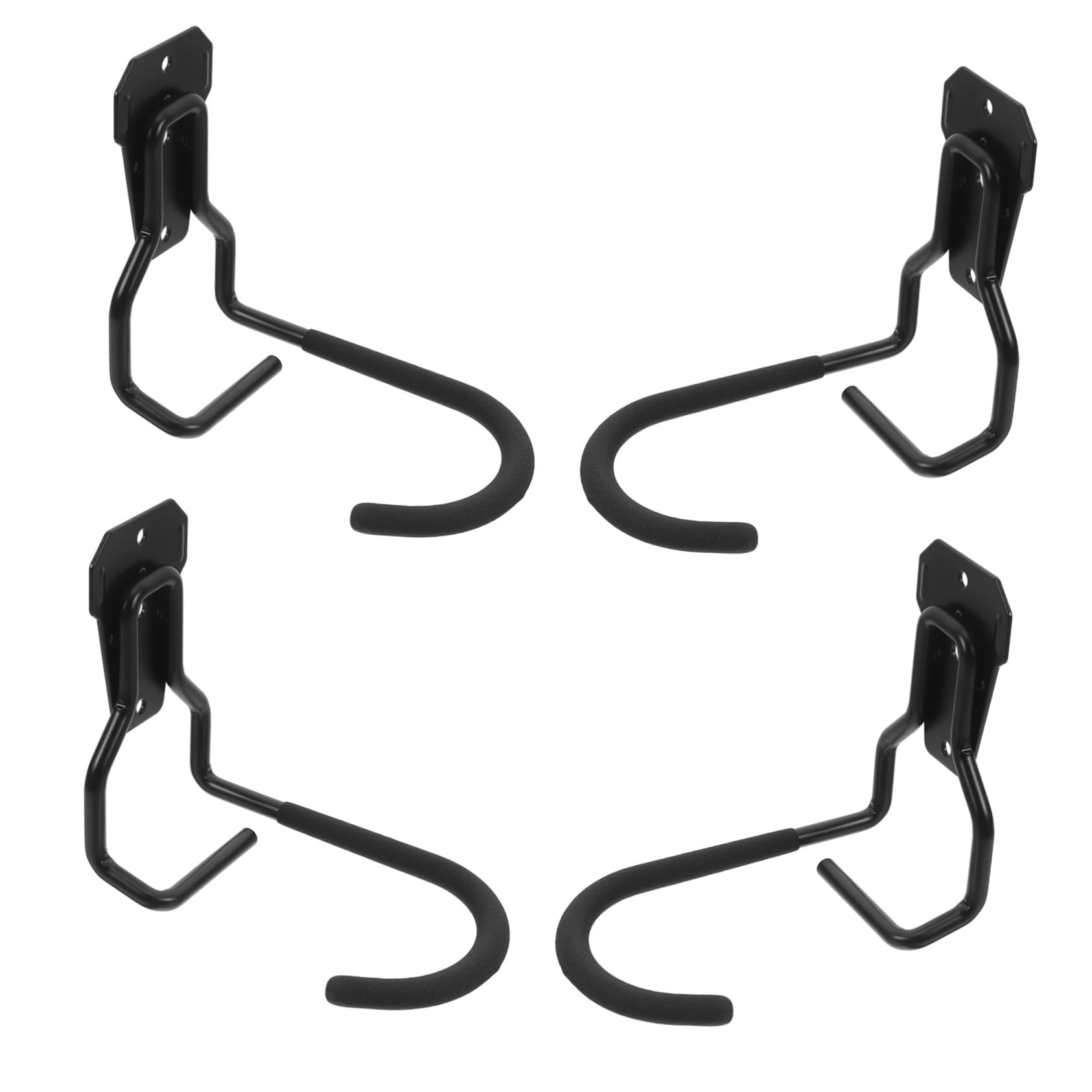 Crochets muraux pour garage et supports de rangement en acier pour outils de jardin