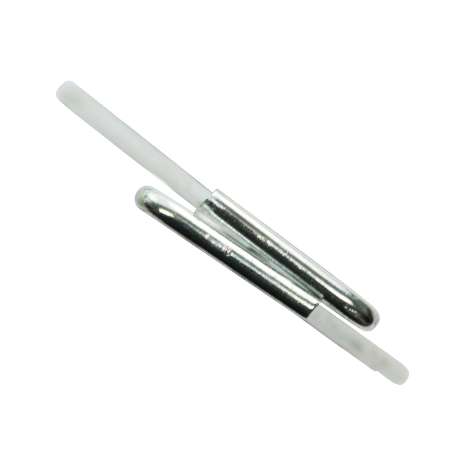 Houseables Ceiling Hook Clips, 100 Pack, 2.5", 10 lb Support, Wire