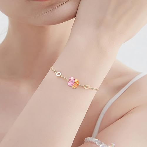 Miniatura 5 de Stiesy Rondelle - 100 cuentas europeas de acrílico transparente de color AB para manualidades, manualidades, encontrar accesorios para hacer joyas