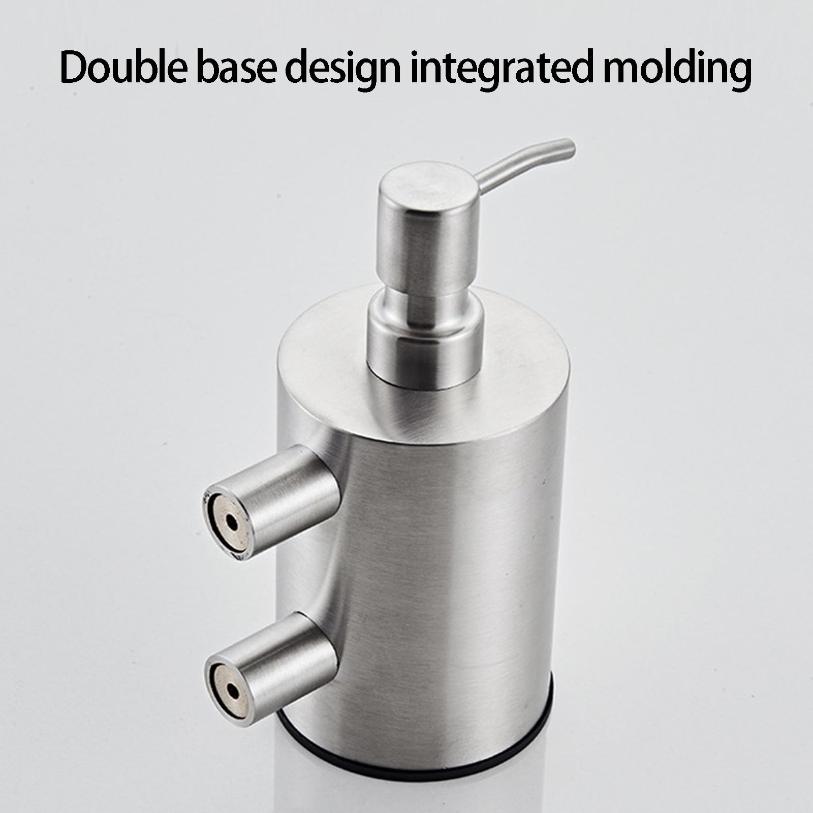 Dispensador de jabón de Pared de Acero Inoxidable 304 con Gran Capacidad y Recipiente de jabón de diseño Moderno Adecuado para dispensador de baño y Hotel