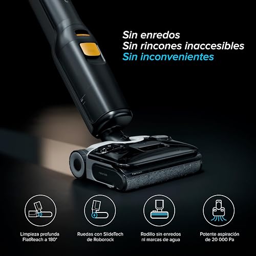 roborock F25 XT Aspirateur Laveur sans Fil 20k Pa, Contrôle App - 3