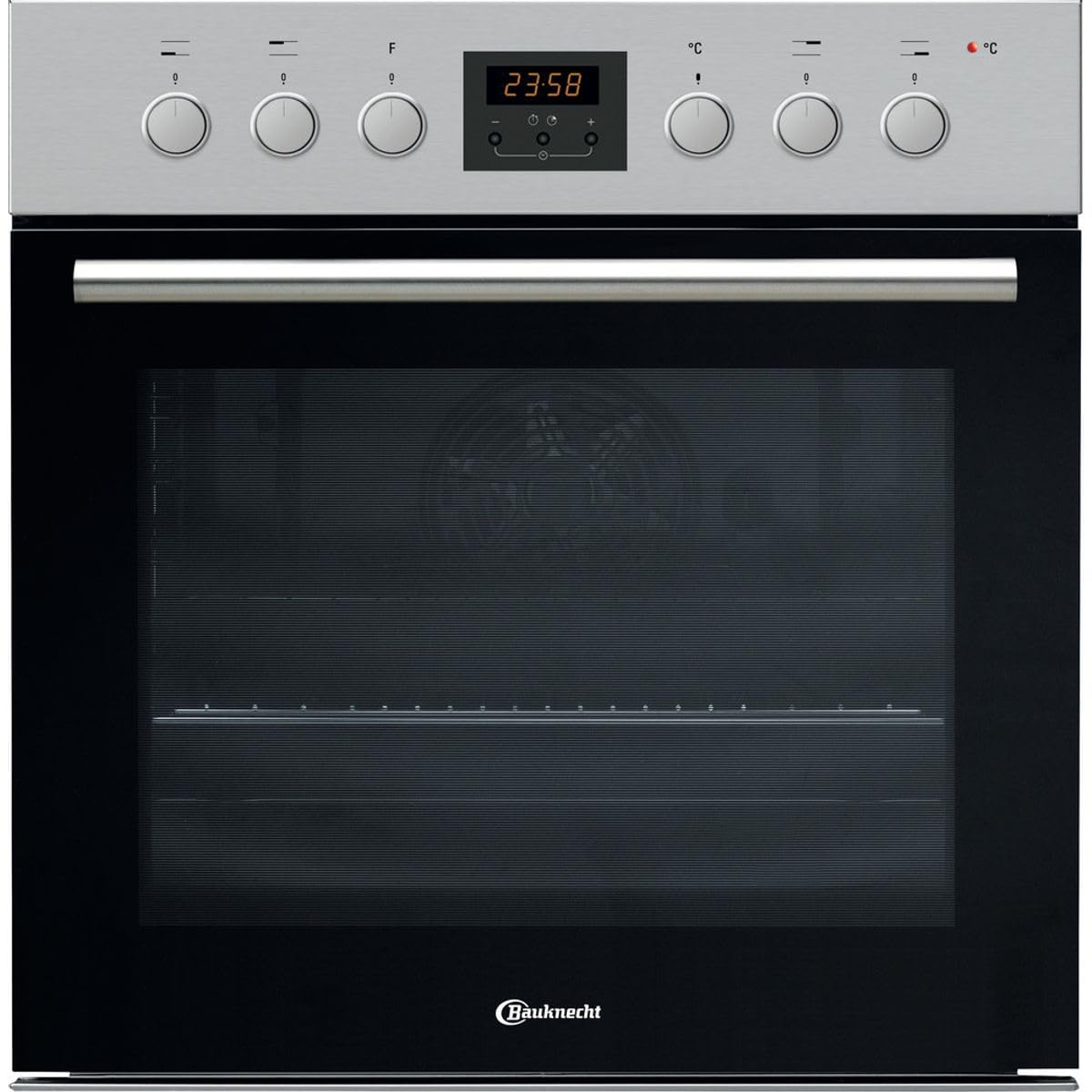 Bauknecht HVP2 KH5V IN Elektrischer Einbauherd 65L Hydrolyse-Reinigung Umluft Teleskopauszug Edelstahl Energieeffizienz A 59,5x59,5x55 cm
