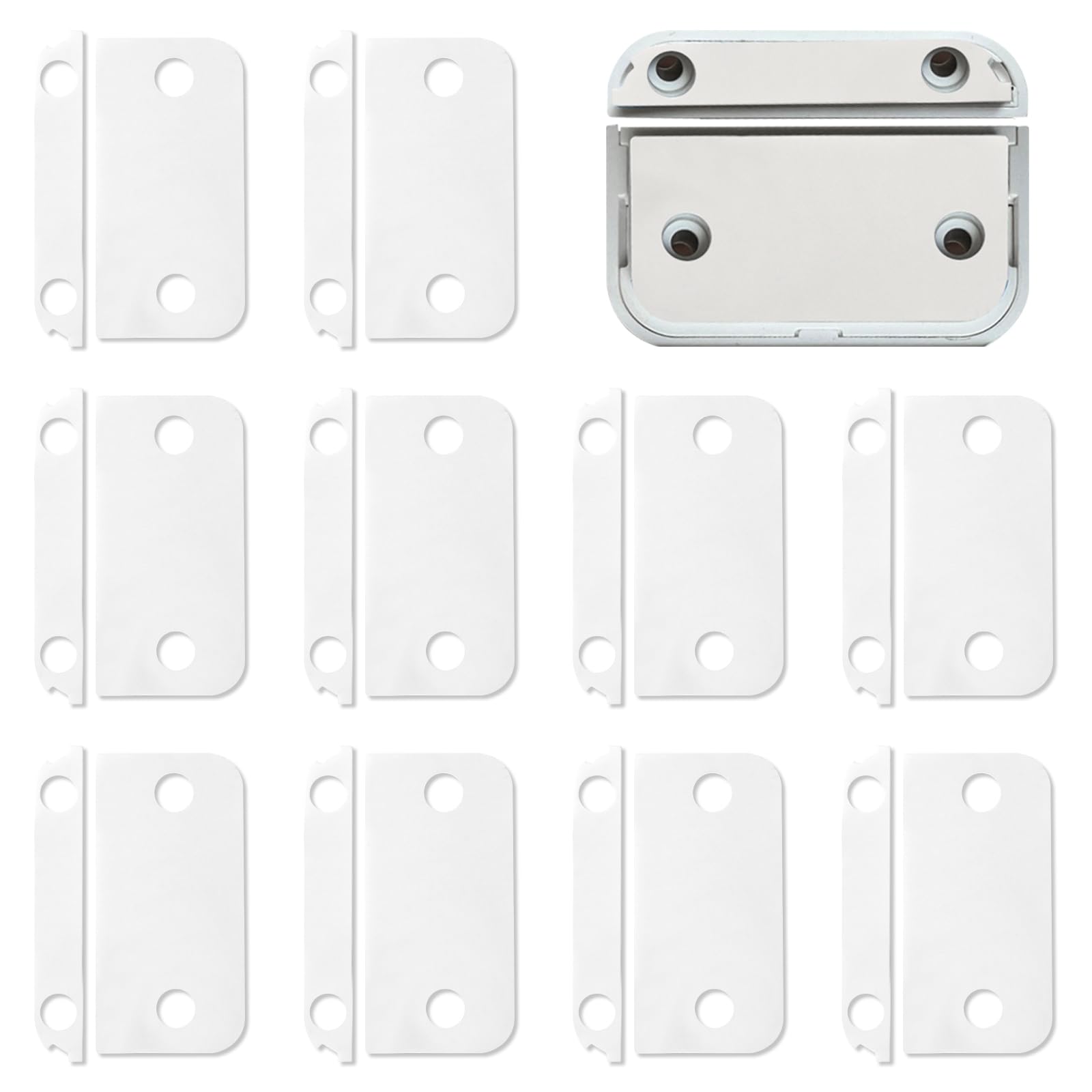 60 Pezzi Nastro Adesivo Di Ricambio Per Sensore Allarme Ring 2a Gen – Cuscinetti Sensore E Magnetici, Adesivo Forte, Per Porte E Finestre