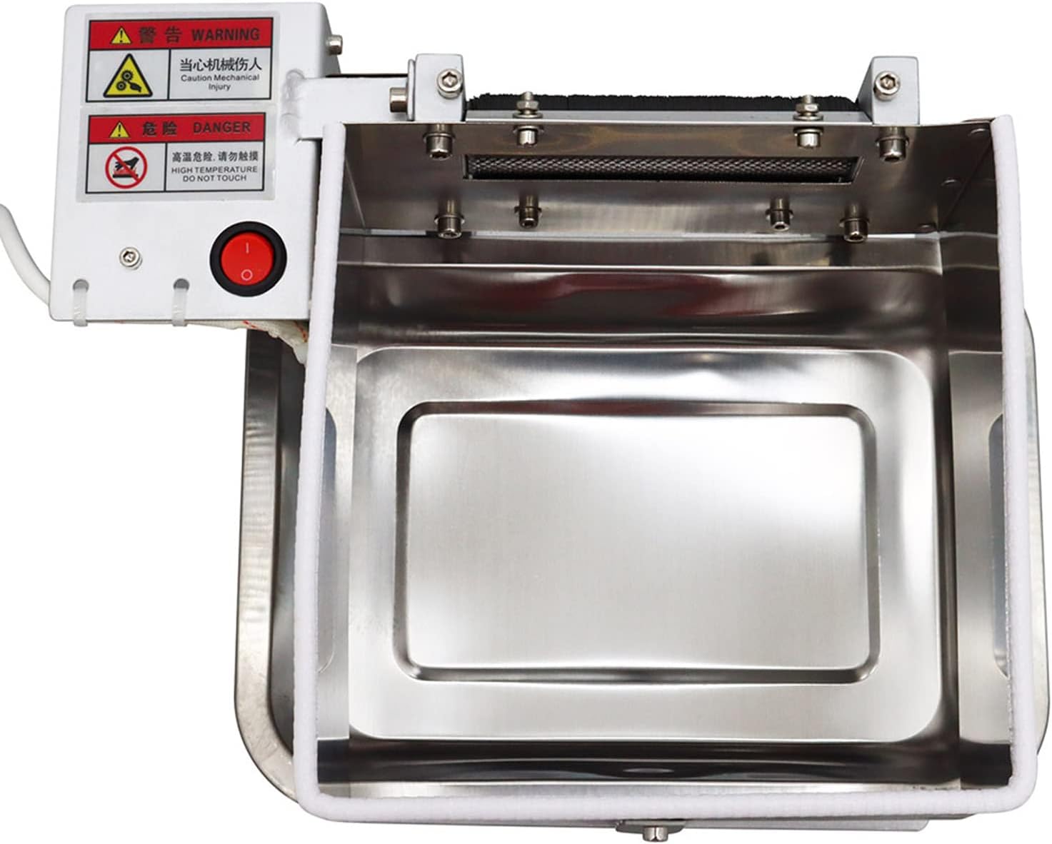 Pea Peeling Machine Small Stainless Steel Green Bean Sheller Commercial Bean Pea Peeler Electric Pea Bean Sheller Machine 220V 40W 8-15 KG/H