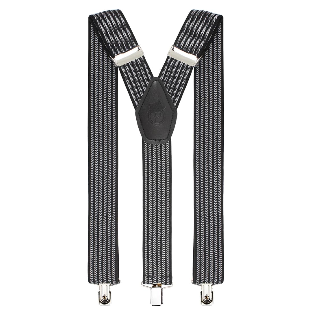 Striped suspender for men and women |FreeSize - 3.5cm width and 110cm length