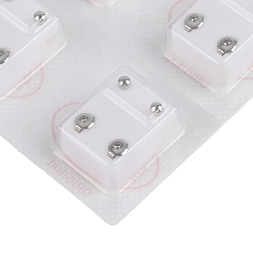 Miniatura 7 de 12 pares de piercings de oreja de acero inoxidable, aretes de acero quirúrgico, piercing de oreja de alta calidad, aretes de tapón de oreja, aretes