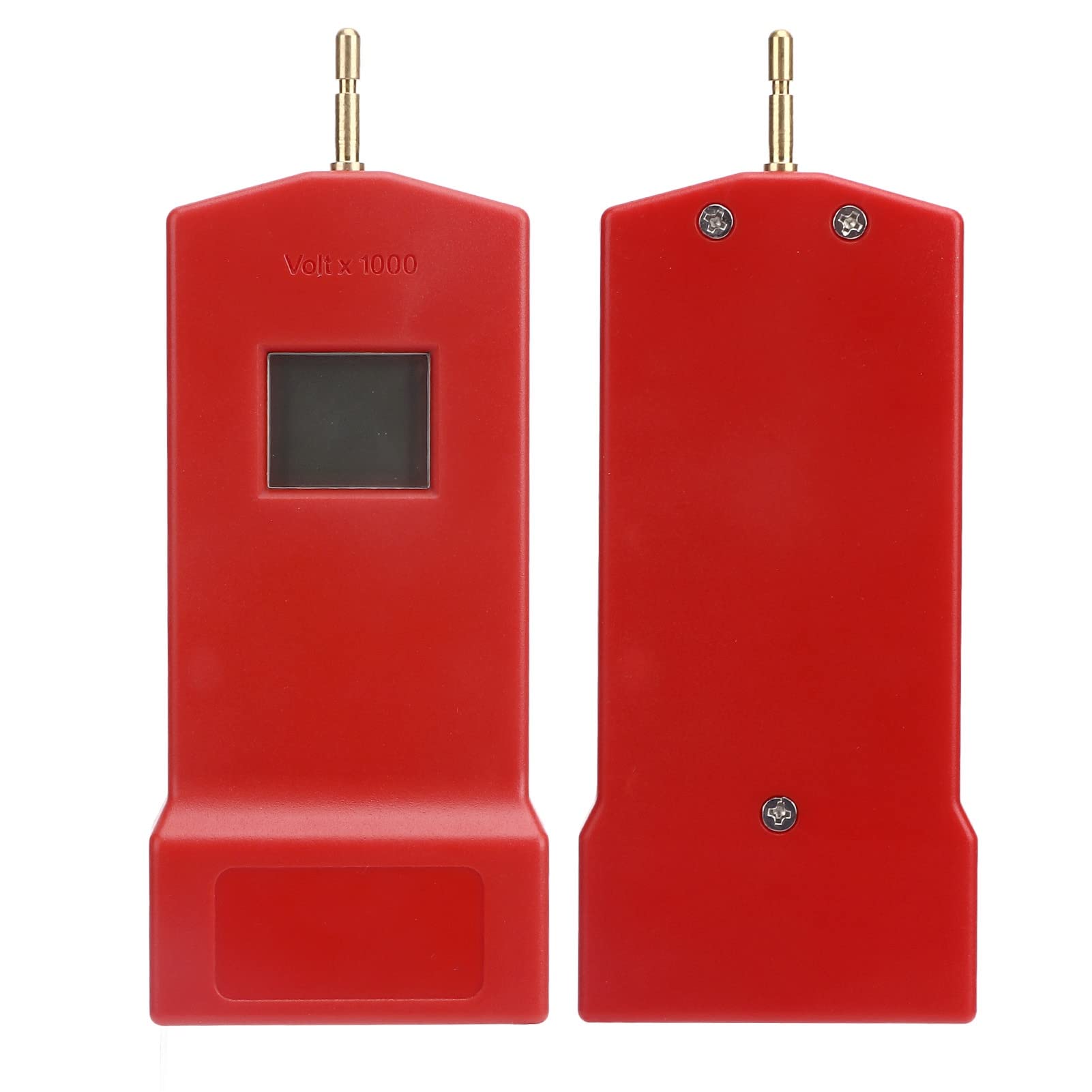 Probador de Vallas 15 X 6 X 2 Cm Probador de Vallas LCD Digital con Batería para Granjas (rojo)
