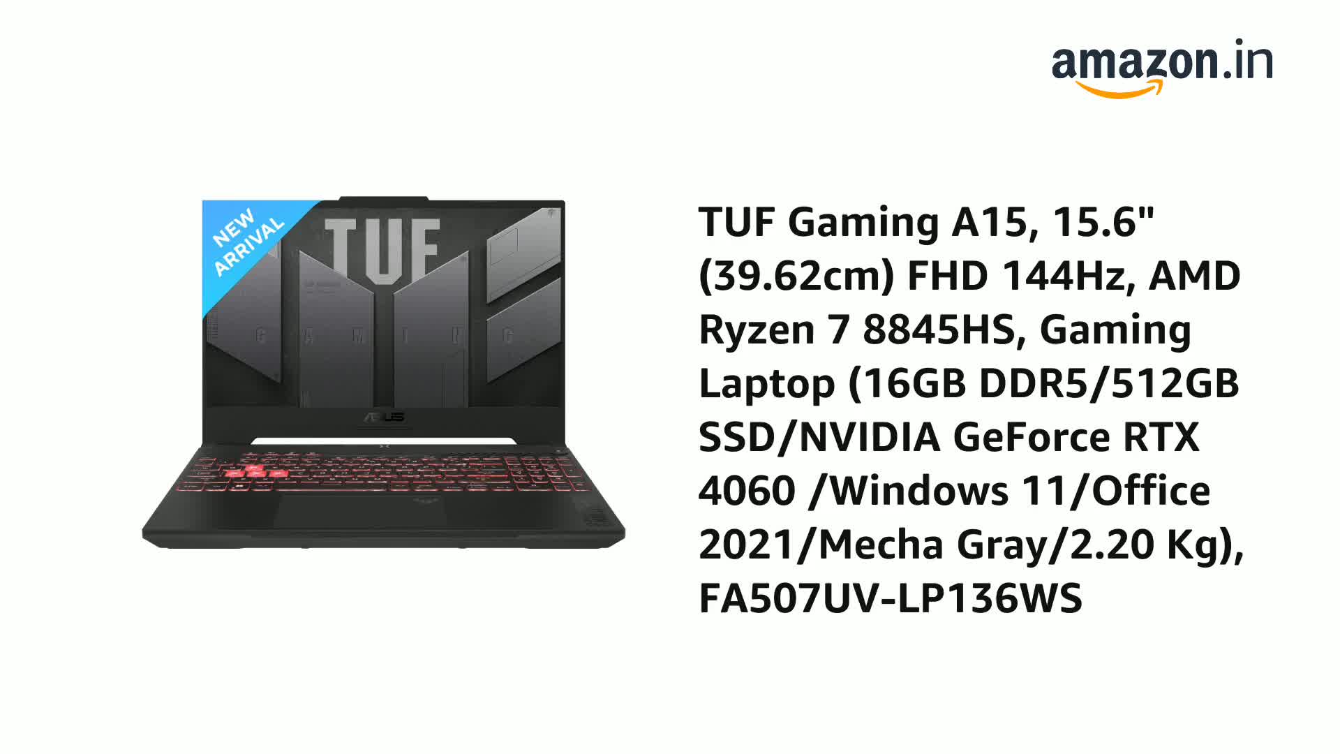 ASUS TUF Gaming A15, 15.6
