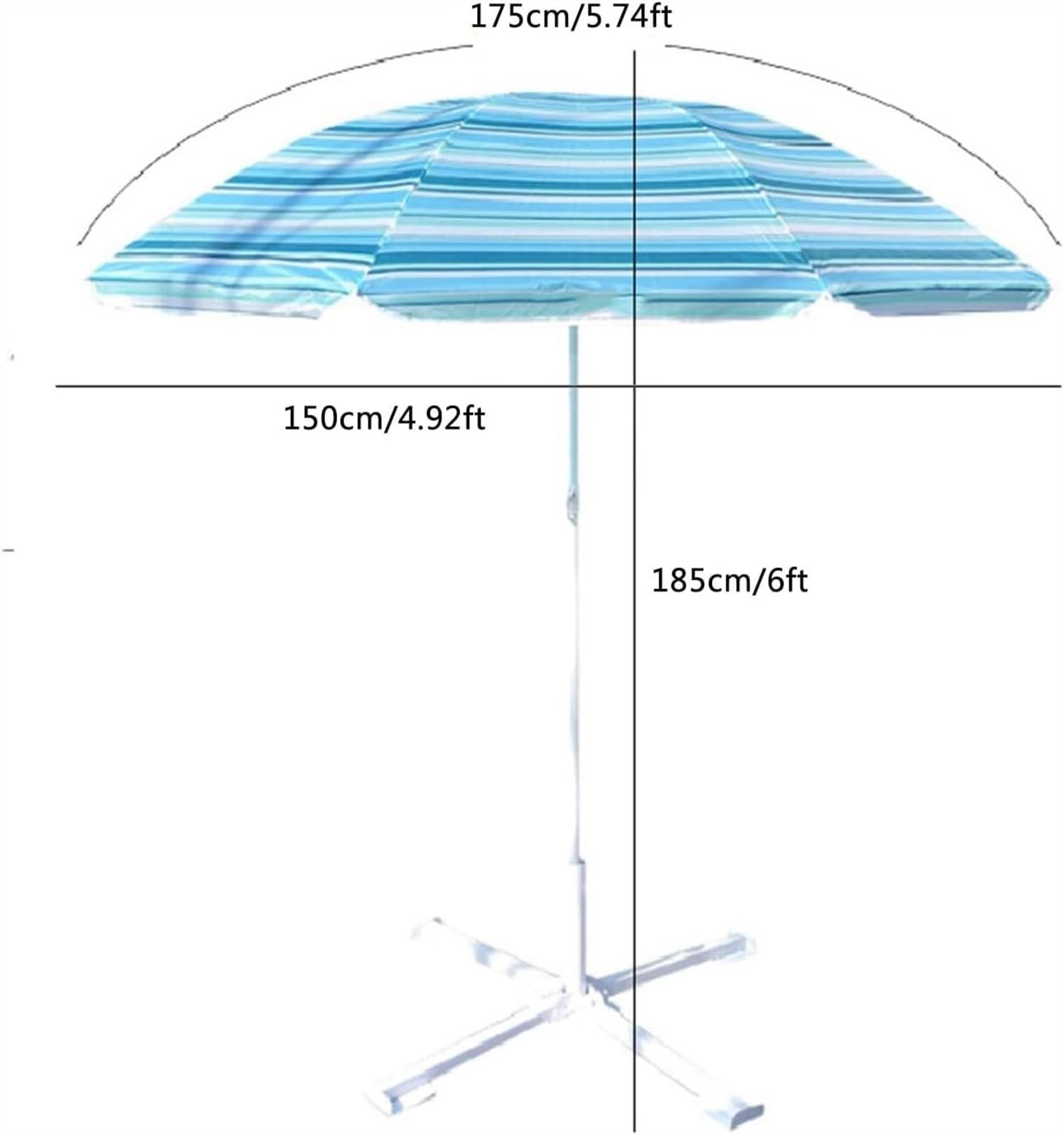 Prosty Parasol, Parasol Ogrodowy Na Świeżym Powietrzu. Parasol Ogrodowy Na Tarasie Ogrodowym Bez Podstawy Ogrodowy Parasol