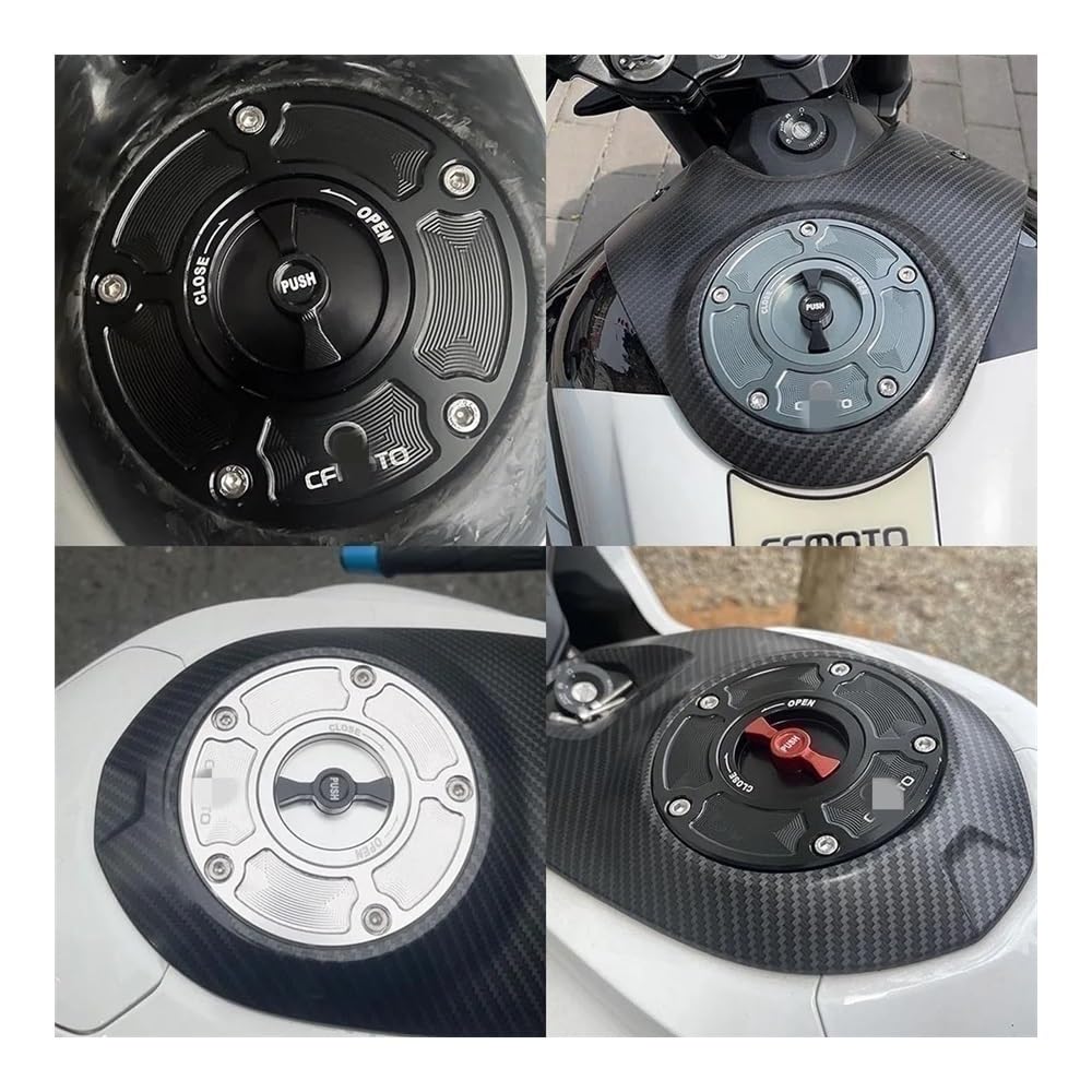Per CFM&OT 800MT 650NK 400GT 400NK 450NK 250NK 450SR 250SR Coperchio Del Tappo Del Serbatoio Del Carburante Senza Chiave Accessori Moto tappo serbatoio moto