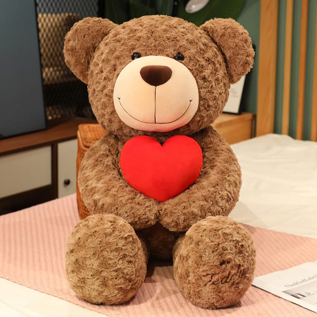 Amazon.co.jp: yousyu ぬいぐるみ テディベア 可愛いハート付きくま