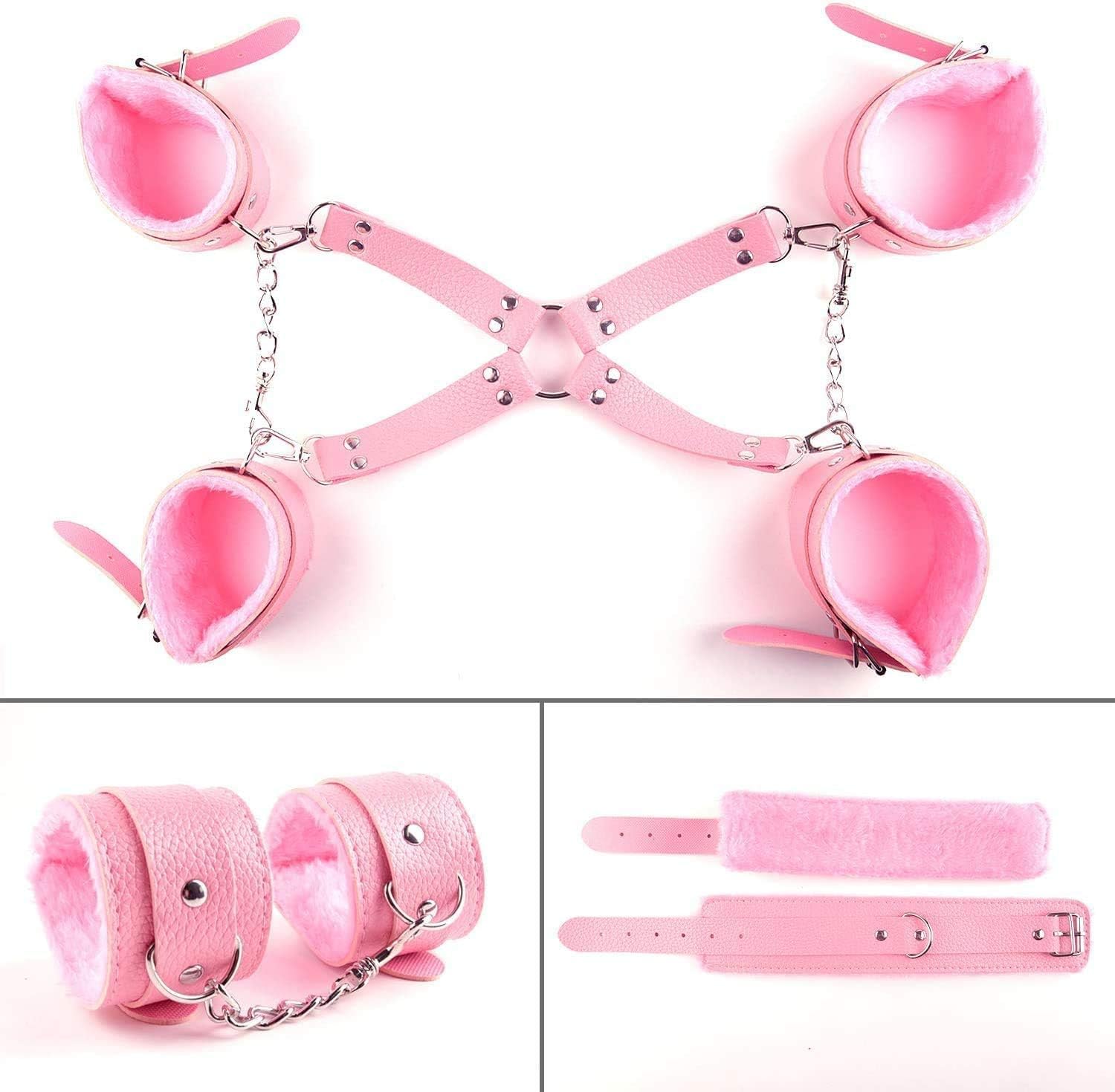 Ensemble de sport rose, ensemble de jeu d'amour pour les couples en famille, peut être assorti librement