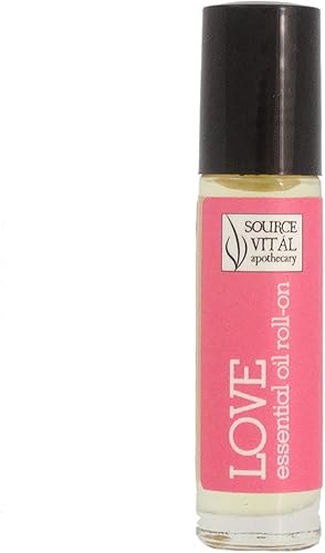 Source Vitál Apothecary - Aceite esencial de amor roll-on  Precioso perfume de rubor suave  Aromaterapia para fomentar el amor romántico que