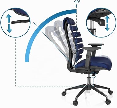 hjh Office Ergo Line II Professional Office Chair Fabric