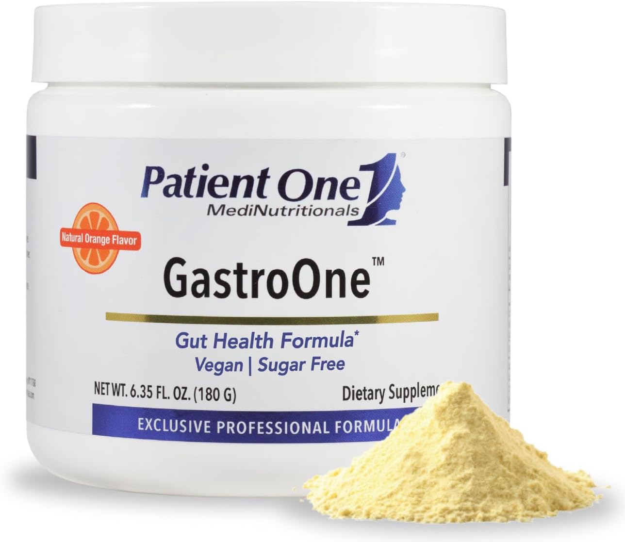 GastroOne | Powder Supplement to Support GI Lining and Gut and Digestive Health* | with Glutamine, DGL, Ginger, nAG and More | 6.35 oz