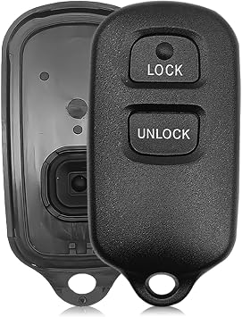 Replacement Key Fob Shell Case, Key Fob Keyless Entry Remote Shell Case Compatible with Toyota Tundra Celica Echo FJ Cruiser Highlander Prius Rav4 HYQ12BAN, HYQ12BBX