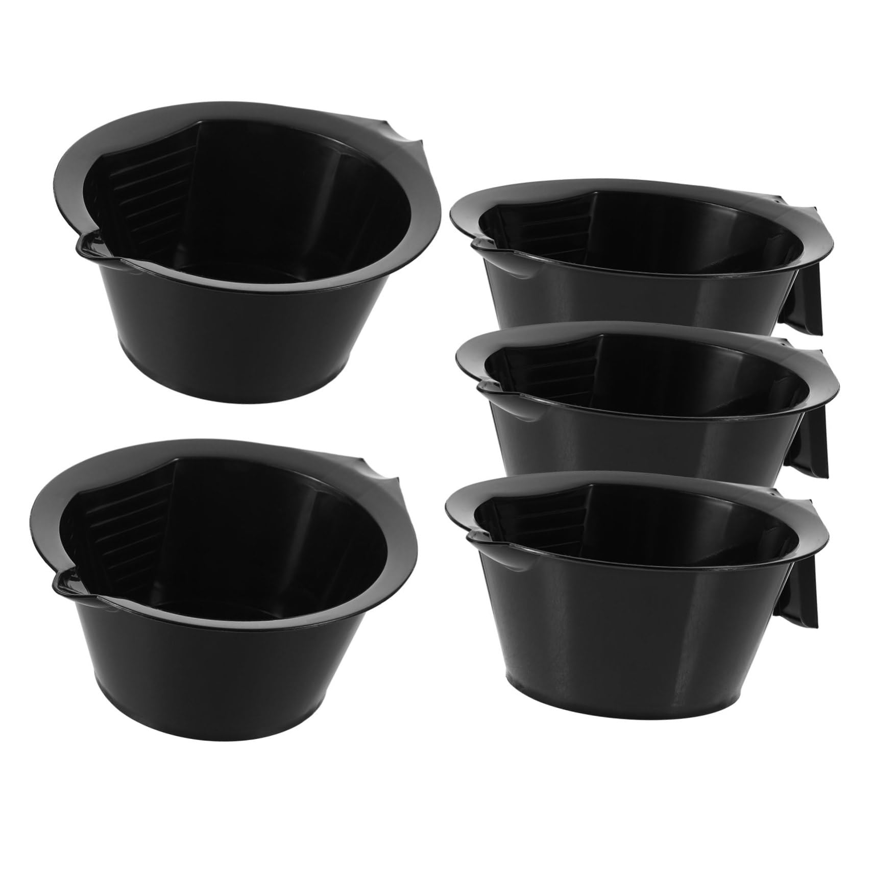 FOYTOKI Hair Dyeing Made Easy 5pcs Professional Mixing Tint Bowls for Hair Stylists