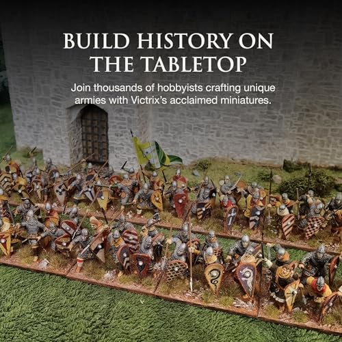 Figuras Norman Infantry Miniaturas 28mm 60 Piezas miniatura 7