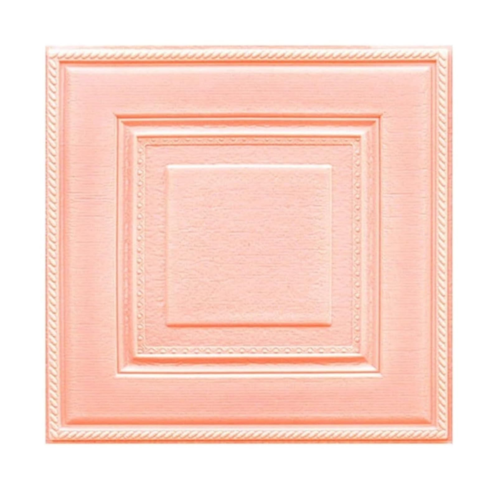 Sdgeryeeg Rosa Wall Panels， 3D Wall Panels Waterproof Foam, 20Pcs Self-Adhesive Wallpaper Indoor Background Decoration, 35X35cm(Rosa)