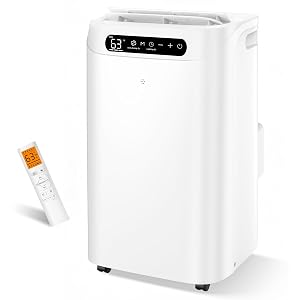 14000 BTU Portable Air Conditioners Cools Up to 700 Sq Ft AC Unit with Cooling Fan Dehumidifier Sleep