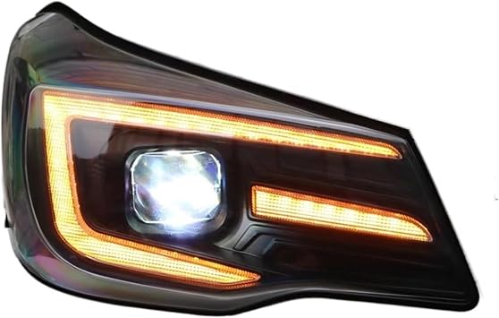 Car Front Headlight Shell Headlight Dayrunning Light LED Bi-Xenon Bulb Fog Lights For Subaru For Forester 2013-2016 Car Headlight LampsheaColorXenon