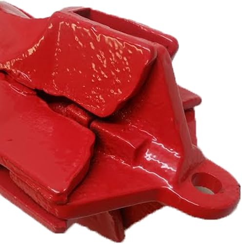 Miniatura 4 de Pactrade Marine Kit completo de anclaje rojo plegable de 3.5 libras para canoa de kayak y barco