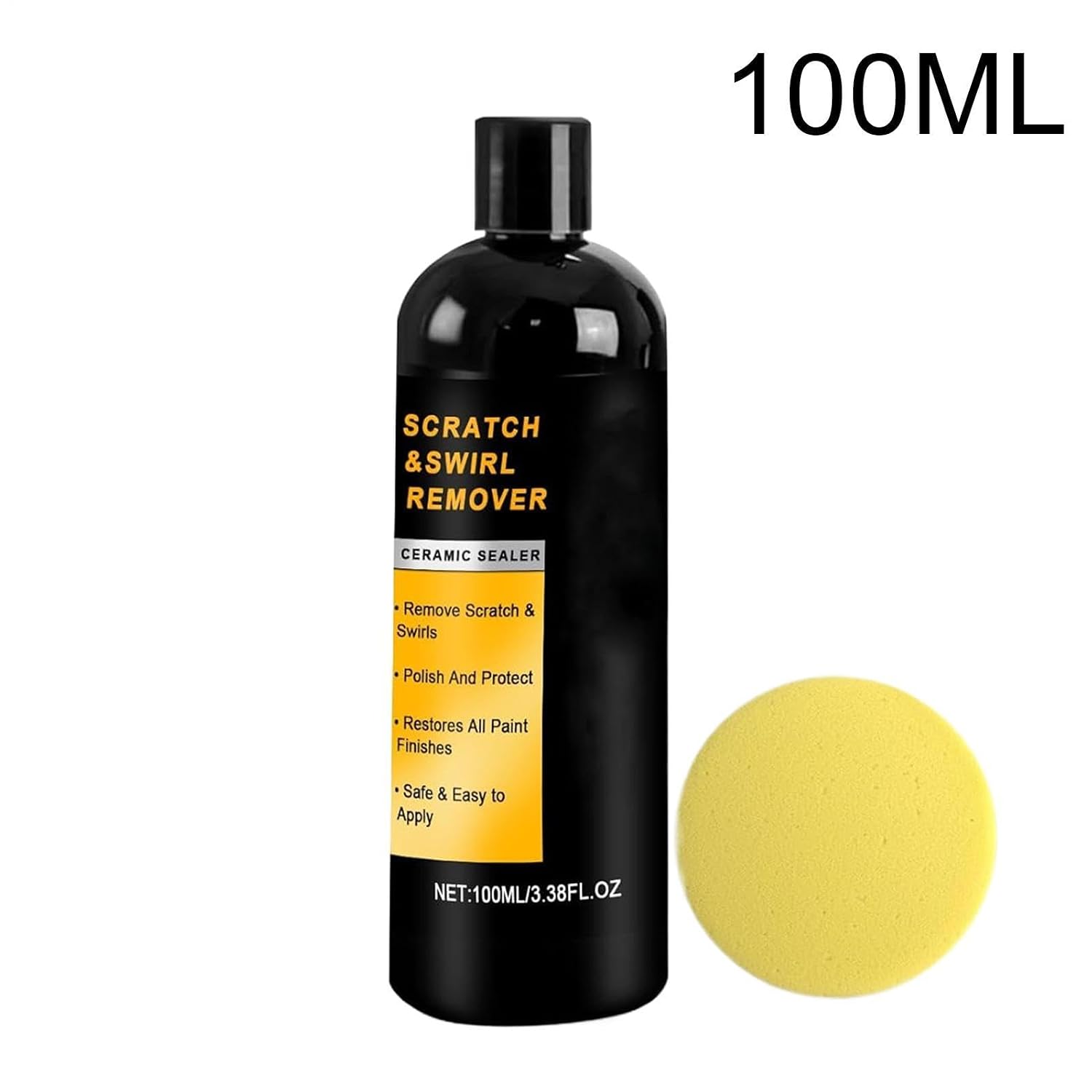 Auto Scratch Remover, 100ml Repair Agent, Vehicle Polishing Restorer with Compact Build, Automotive Utility with Durable Design, Repair Accessory for SUV Sedan Truck Outdoor RV Garage Workshop