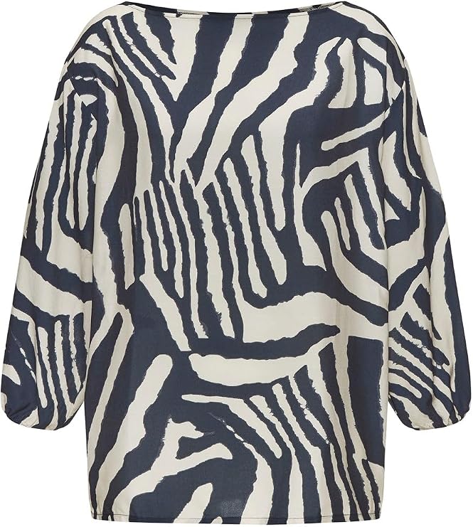 LASCANA Women's Boat Neck Balloon Sleeve Blouse