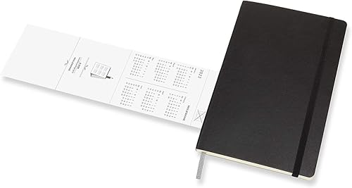 Miniatura 6 de Moleskine DSB12MN3Y22 Monthly Diary, Beginning January 2022, Soft Cover, Large, Black