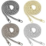 Zur Auswahl stehen 3 Taschenketten Gold, Silber und Schwarz, die sich perfekt zu verschiedenen Taschenstilen kombinieren lassen. Schöne Deko für die Vintage oder moderne Handtasche.