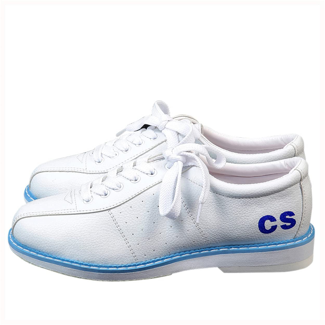 DAMANDO Bowls Zapatos para Hombres, Zapatos De Bolos De Cuero Comfort Masculino Bowling Trainers