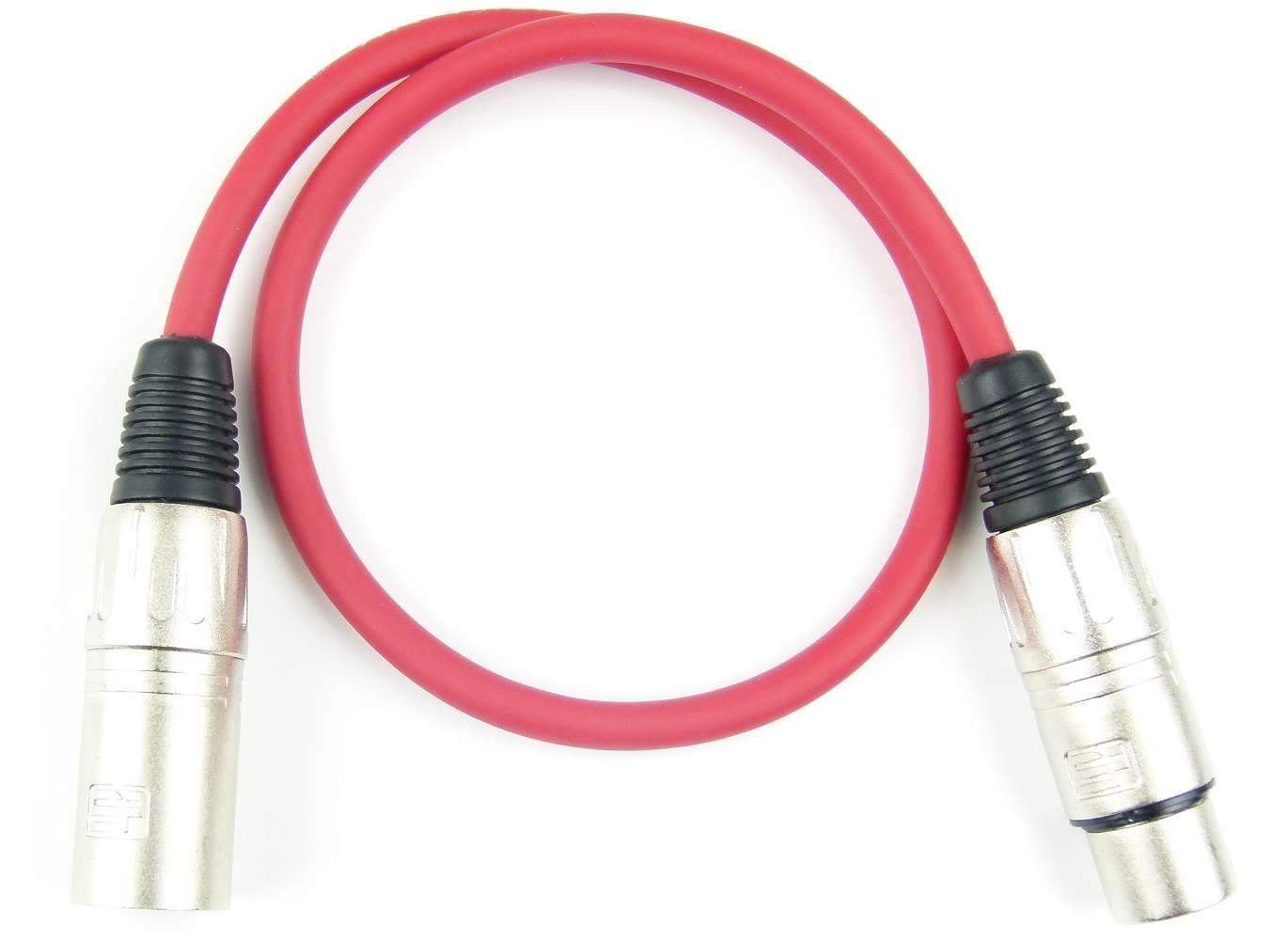 2 Sets Adam Hall Mikrofonkabel je 0,5 m in den Farben Rot, Gelb, Grün, Blau, Vilolett, Schwarz, XLR female auf XLR male DMX Audio Studiokabel (0,5 m, Mehrfarbig, 2)