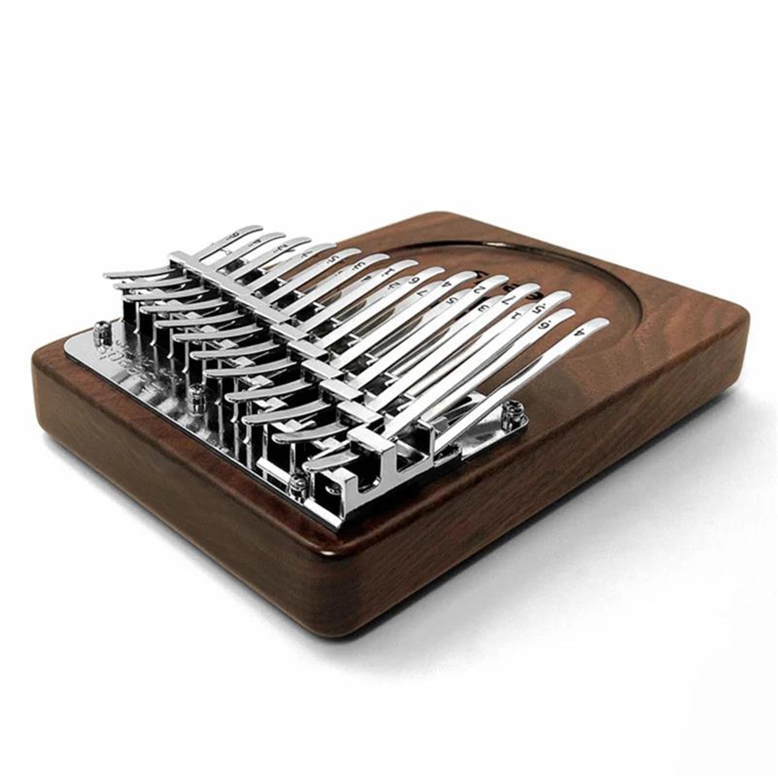 24-Tasten-Kalimba, C-Ton, Schwarzes Walnuss-Doppelschicht-Daumenklavier, Professionelles Kalimba-Musikinstrument Für Anfänger Fingerklaviere