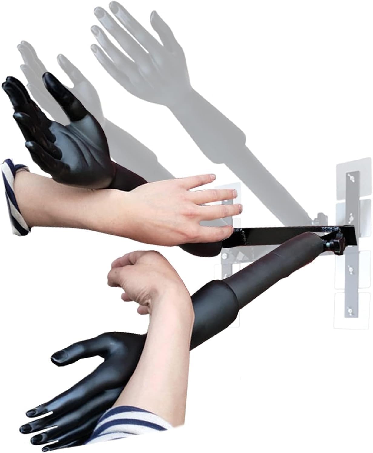 Wing Chun Dummy for Martial Arts Training, Wing Chun Dummy Martial Arts Wing Chun Dummy, Portable Dummy Training With Spring, Multifunction Wall Mounted Arm Practice Tool, Wing Chun Chi Hand Trainer