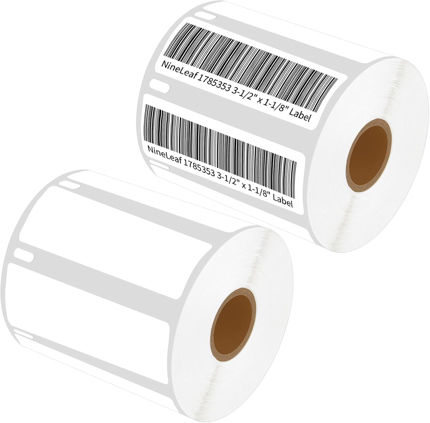 NineLeaf 2 Roll (1050 Labels/per Roll) Compatible for Dymo 1785353 Address Label 3-1/2" x 1-1/8" High Capacity Multipurpose Labels for Label Writer 4XL Desktop Printers, NOT FIT 550 & 5XL