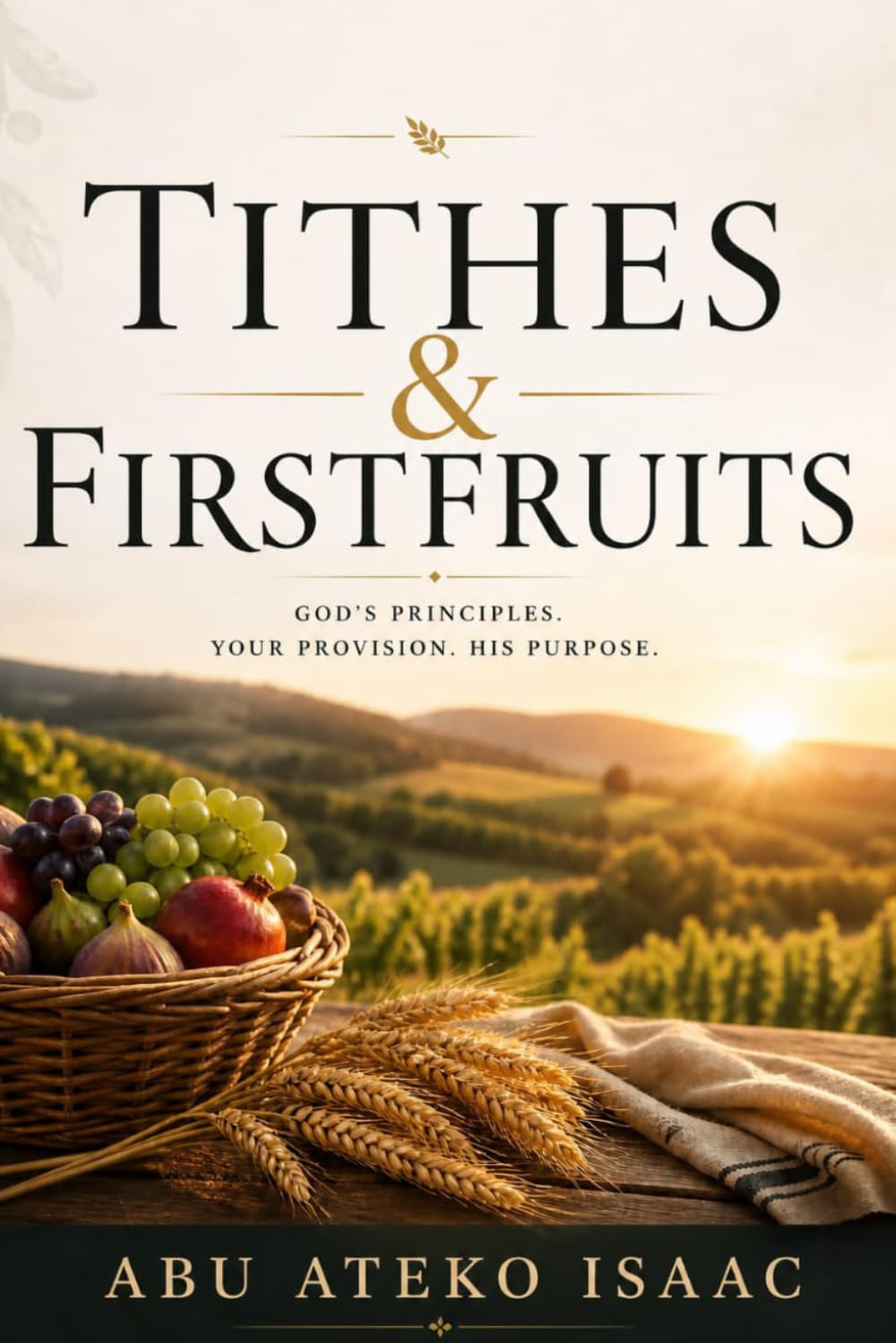 Tithes and Firstfruits: God's principles, Your provision, His purpose. Gift for pastors, christian leaders and believers