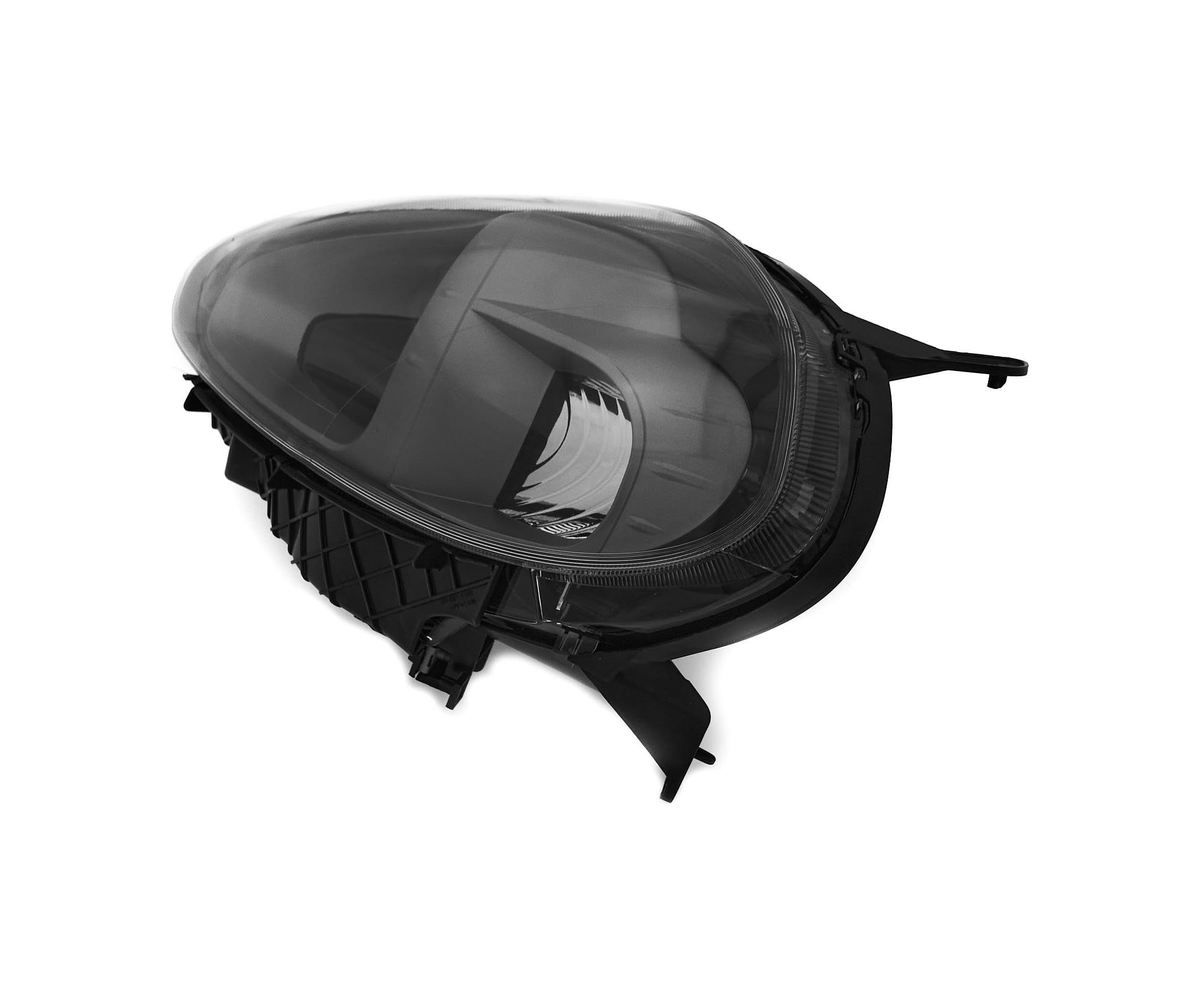 auto Fari anteriori Sinistra 51937144 compatibile per FIAT PUNTO EVO 2009-2012, elettrico, con motore, grigio, H4, P21W, W21W, ECE